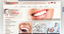 Desktop Screenshot of prodent.pl