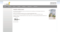 Desktop Screenshot of prodent.org