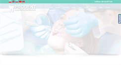 Desktop Screenshot of prodent.gda.pl