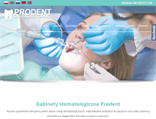 Tablet Screenshot of prodent.gda.pl